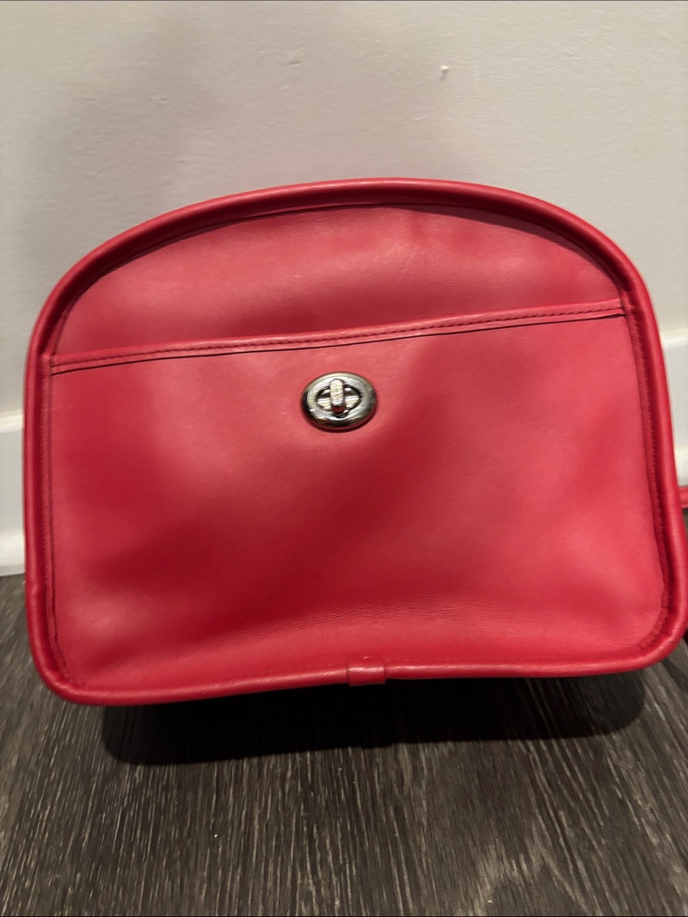 NWOT Coach Red Women's Leather Lunch pail Crossbody Bag